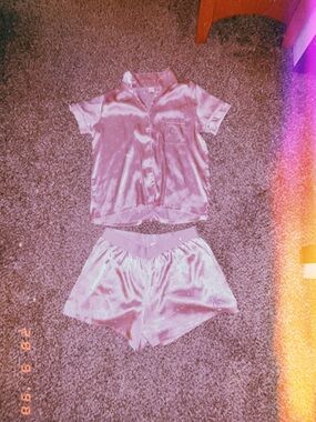 Juicy Couture Satin 2 Piece Set